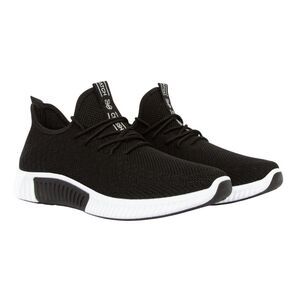 Crosshatch Mens Rideout Sneakers / Black/White